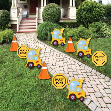 Construction Truck Construction Zone Lawn Decorations Outdoor Construction Truck Construction Zone Lawn Decorations Outdoor