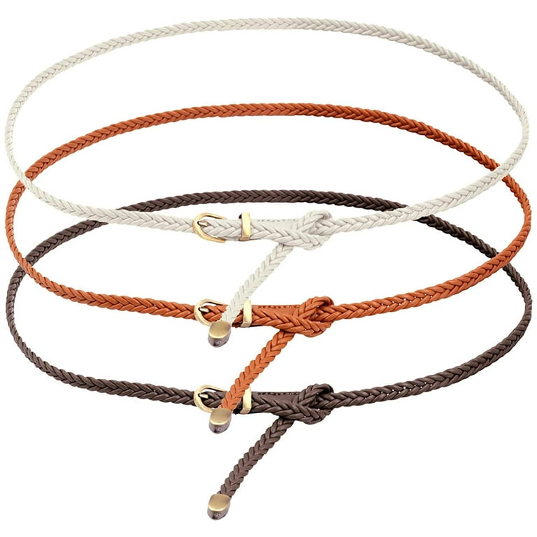 Thin braided belt top