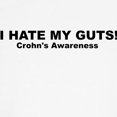 thumbnail image 3 of CafePress - Crohn's I Hate My Guts Ringer T - 100% Cotton Ringed T-Shirt, 3 of 4