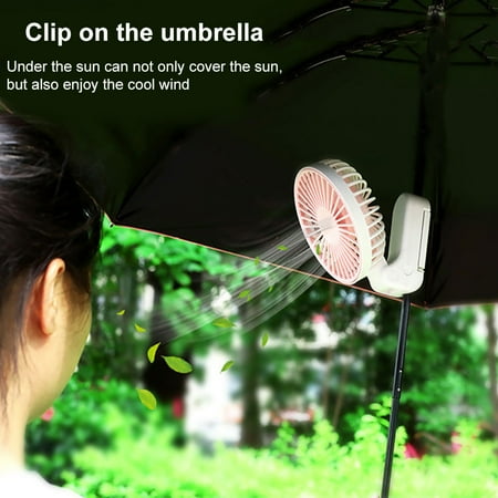 

Baiwo Portable Mini Foldable USB Charging Summer Handheld Umbrella Clip Cooling Fan