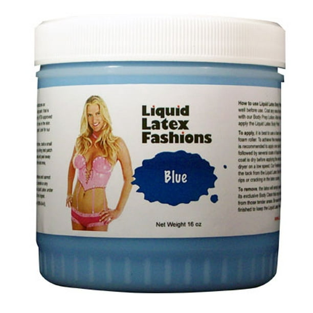 Blue latex body paint Blue latex body paint