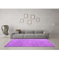 thumbnail image 3 of Ahgly Company Indoor Round Abstract Purple Modern Area Rugs, 6' Round, 3 of 4