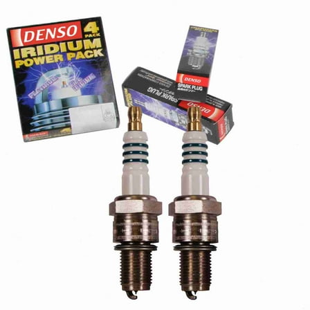2 pc DENSO 5320 Iridium Power Spark Plugs for IW34 Ignition Wire Secondary