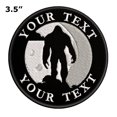 thumbnail image 2 of Applique Outdoors Supernatural Bigfoot Theme Hook Backing Decorative Patch Funny Saying Biker Emblem, 2 of 2