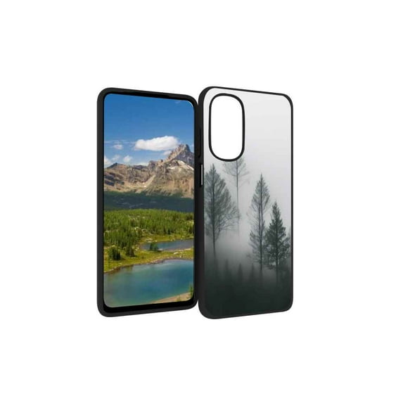 Compatible with Motorola Moto G Stylus 5G 2022 Phone Case, Foggy-Forest-365 Case Silicone Protective for Teen Girl Boy Case for Motorola Moto G Stylus 5G 2022