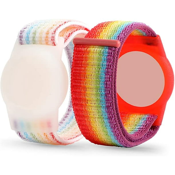 Air tag Wristband Kids(2 Pack),Air tags Protective Cover with Strap