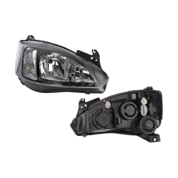 Faro DEPO Corsa 2003 A 2008 Chevrolet Der Fdo Negro P/Foco H1/H7 5 Pines