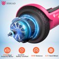thumbnail image 3 of SISIGAD Hoverboard for Kids Ages 6-12, 6.5" Colorful Lights Wheels, Self Balancing Scooter Gift for Kids, Pink, 3 of 6
