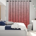 thumbnail image 4 of Nanqianyi Gradient Red Blackout Curtains With Grommet Drapes,2 Panels,42x63 inch,Room Darkening Thermal Insulated Window Curtains, 4 of 8
