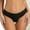 Black, variant on Cotton Bikini Underwear Women Womens Solid Color Underwear Breathable Sports Boy Shorts Panties Lace Briefs Gym Underwear Women Black M