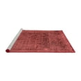 thumbnail image 2 of Ahgly Company Machine Washable Indoor Rectangle Abstract Red Modern Area Rugs, 2' x 4', 2 of 4