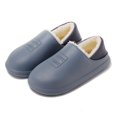 thumbnail image 1 of Zapatillas de algodón impermeables para interiores, bolsa para el hogar y zapatos cálidos para parejas Wmkox8yii hj789, 1 of 3