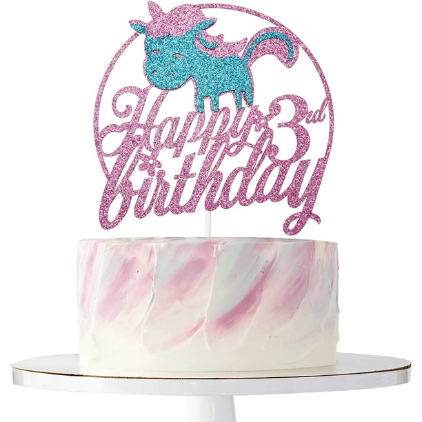 Ensemble de décoration d'anniversaire thème Unicorn - Fête d'anniversaire -  Fête