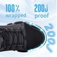 thumbnail image 3 of Steel Toe Boots for Men Women Indestructible Non Slip Comfortable Work Boot Safety Construction Shoes, 3 of 6