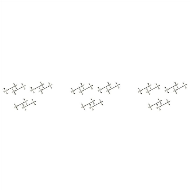 18 Piezas de Palillos de AleacióN de Zinc Soporte para Cucharas, Tenedores, Soporte para Cuchillos Soporte para Estante DecoracióN de Mesa Artesanal de Metal
