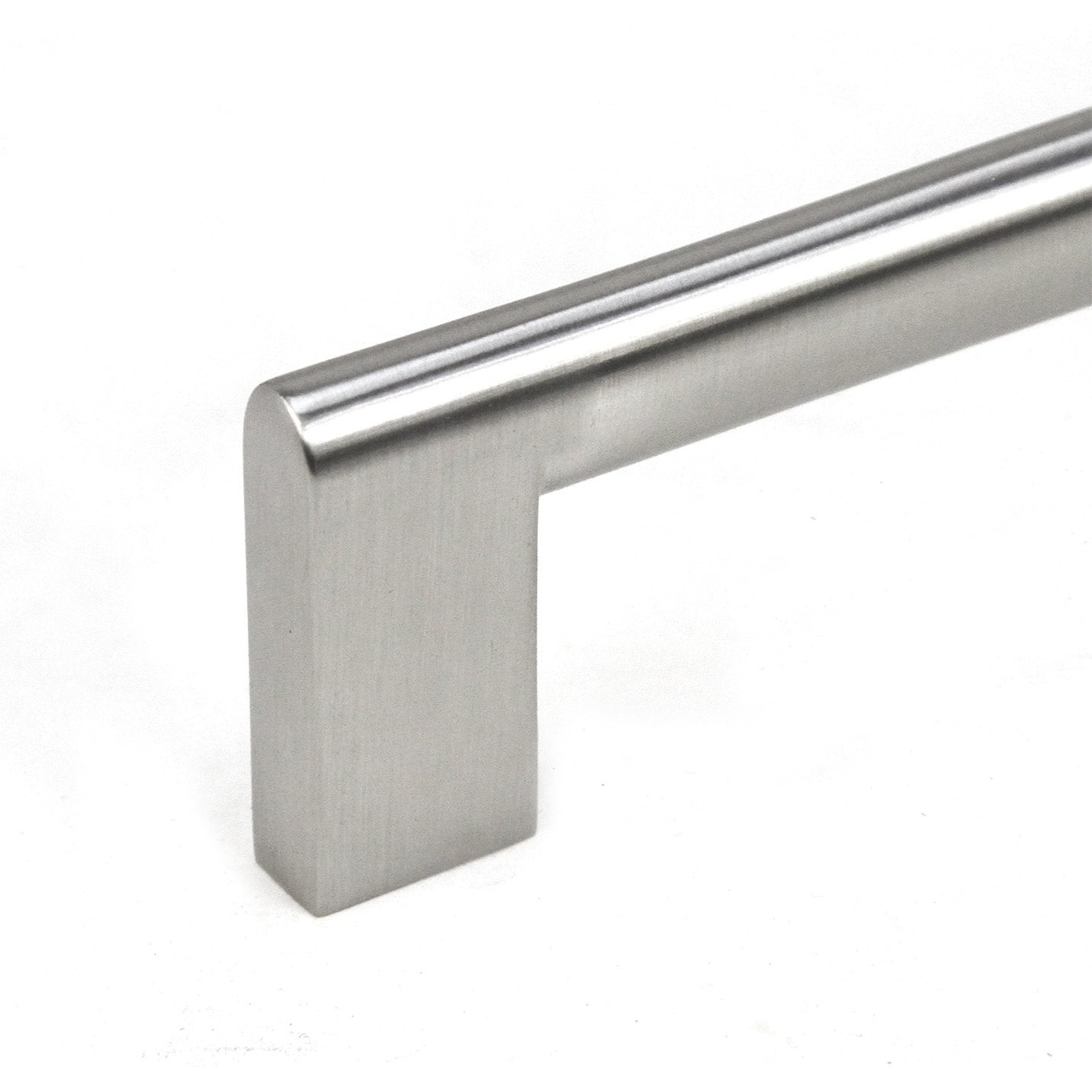 6-15/16 inch Key Shape Stainless Steel Handle Contemporary 6-15/16" Key Shape Design Stainless Steel Finish Cabinet Bar Pull Handle (Case of 4) - image 3 of 5