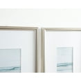 thumbnail image 4 of Kate and Laurel Adlynn Decorative Rectangle Watercolor Framed Art Set of 3, 11 x 14 matted to 5 x 7, Silver, Coastal Three-Piece Framed Wall Art for Gallery Wall Frame Set in Living Room Wall Decor, 4 of 9
