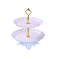 thumbnail image 2 of Topukaiba Three-Layer Multi-Functional Serving Tray For Candy, Fruit, Dried Fruit & Snacks – Ideal For Wedding, Ktv, Living Room & Party White 7.87/9.84In, 2 of 6