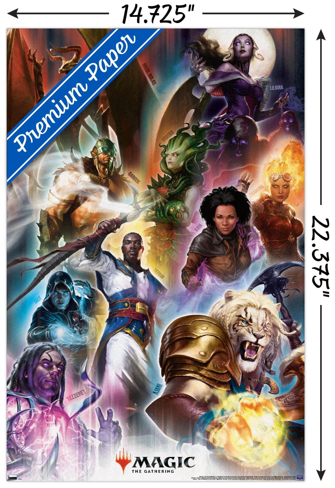 Magic: The Gathering - Grid Wall Poster, 14.725" x 22.375"