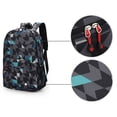 thumbnail image 2 of Stylago Laptop Backpack for Women Men Travel School Bookbag Fashion College Daypack Hiking Camo Rucksack with Mesh Side Pocket Blue, 2 of 4