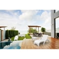 thumbnail image 2 of Compamia Miami Resin Wickerlook Patio Chaise Lounge in White, 2 of 7