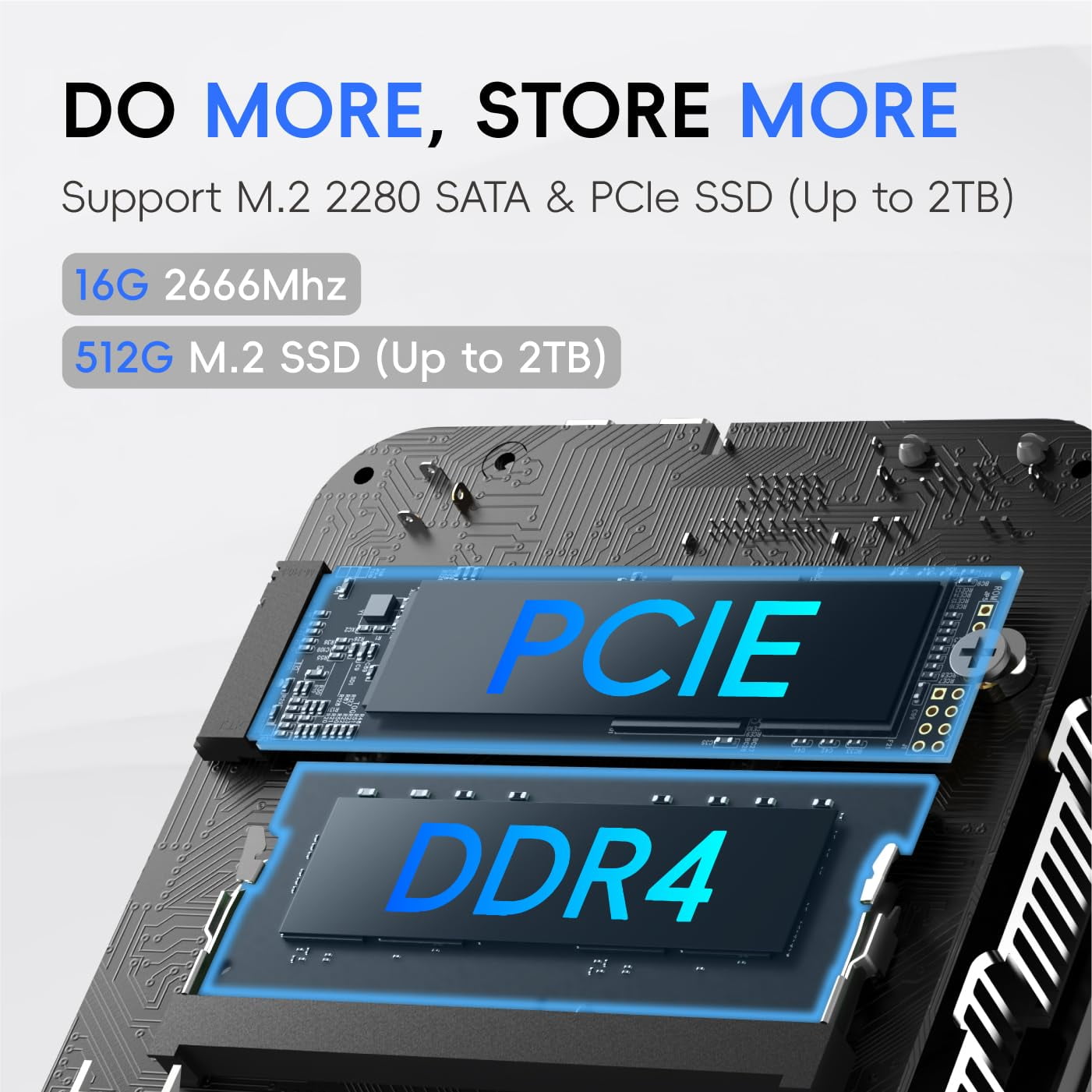 Mini PC 16GB DDR4 512G SSD Twin Lake N150 Windows 11, 4K Dual display HDMI+DP+2xUSB 3.2+2xUSB 2.0+WiFi,BT, Small PC Desktop for Business Home Office Mini PC-N150