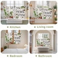 thumbnail image 6 of Strawberry Kitchen Curtains, Summer Fruits Spring Floral Botanical Light Filtering Window Curtain Panels, 2Pcs Rod Pocket Window Treatments Set for RV Dining Room Study Room 42x45 Inches, 6 of 9