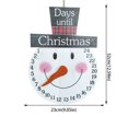 thumbnail image 3 of Rovga Christmas Ornaments Snowman Advent Calendar 2022 Until Christmas Countdown Indoor Outdoor Hanging Sign Christmas Decoration Wall Decor White One Size, 3 of 8
