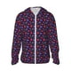 thumbnail image 1 of Fotbe Blackberries Chaqueta con Protección Solar UPF 50+ para Hombre y Mujer, Camisa con Capucha y Bolsillos-X-Large, 1 of 7