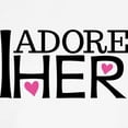 thumbnail image 3 of CafePress - Mens I Adore Her Matching Ringer T - 100% Cotton Ringed T-Shirt, 3 of 4