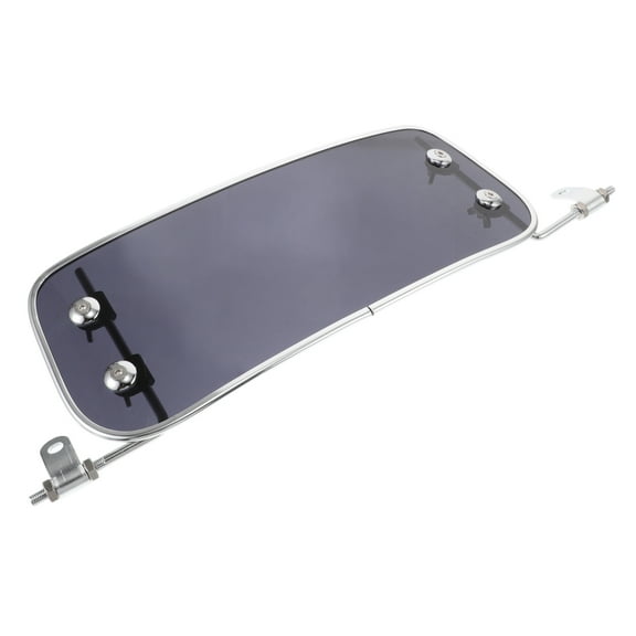 ETHZZLE Motorcycle Windscreen Pc Iron 1Pcs 15.6X6.3X0.2In
