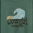 thumbnail image 3 of Instant Message - Cowgirl Summer - Women's Lightweight French Terry Long Sleeve Shirt, 3 of 6