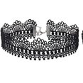 thumbnail image 1 of Conjunto de collar de encaje negro con combinación de collar oscuro europeo y americano, cadena de clavícula, 1 of 6