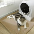 thumbnail image 3 of Extra Large Cat Litter Mat Double Layer Cat Litter Trapping Mat Non-Slip Waterproof Litter Box Mat Scatter Control Pad, 3 of 7