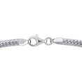 thumbnail image 2 of Miabella 3mm Sterling Silver Herringbone Bracelet, 2 of 4