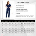 thumbnail image 6 of VIAOLI  Scrub for Women Set Y-neck Scrub Top & Cargo Pants, Breathable, Quick Drying, 6 of 6