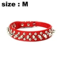 thumbnail image 2 of Adjustable Microfiber Leather Studded Dog Collars with a Squeak Ball Gift for, 2 of 5