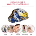 thumbnail image 6 of Rams Waterproof Shower Cap Reusable shower cap Bathing Shower Caps, 6 of 7