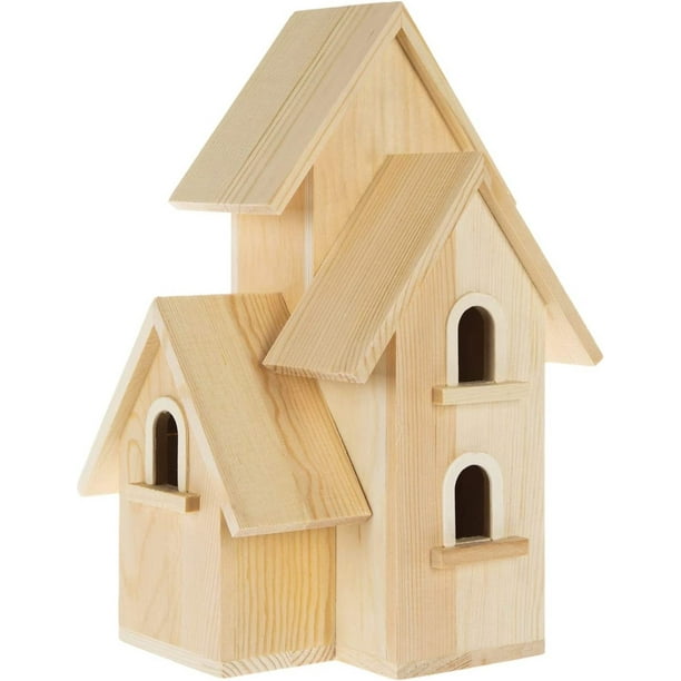 LueInJoy Hobby Lobby DIY Paintable Customizable MultiLevel Duplex