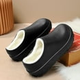 thumbnail image 6 of YLYL Womens Slides Fuzzy Slippers Soft Plush Retro Slip-On Comfortable Platform Indoor House Shoes, 6 of 9