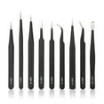 thumbnail image 2 of Precision Anti-Static Stainless Steel 9 in 1 Tweezers Kit Set For Electronics/Jewelry-Making/Laboratory Work/Hobbies, 2 of 8