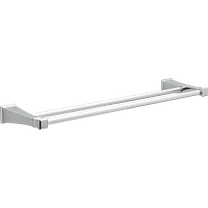Better Homes and Gardens Chandler 24" Double Towel Bar, Chrome
