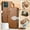 Brown, variant on ELEHOLD Wallet Case for Motorola Edge (2025), Shockproof Flip PU Leather Zipper Cash Slot Credit Card Slot Anti-Scratch Shock-Absorbent Case Cover With Crossbody Wrist Strap,White