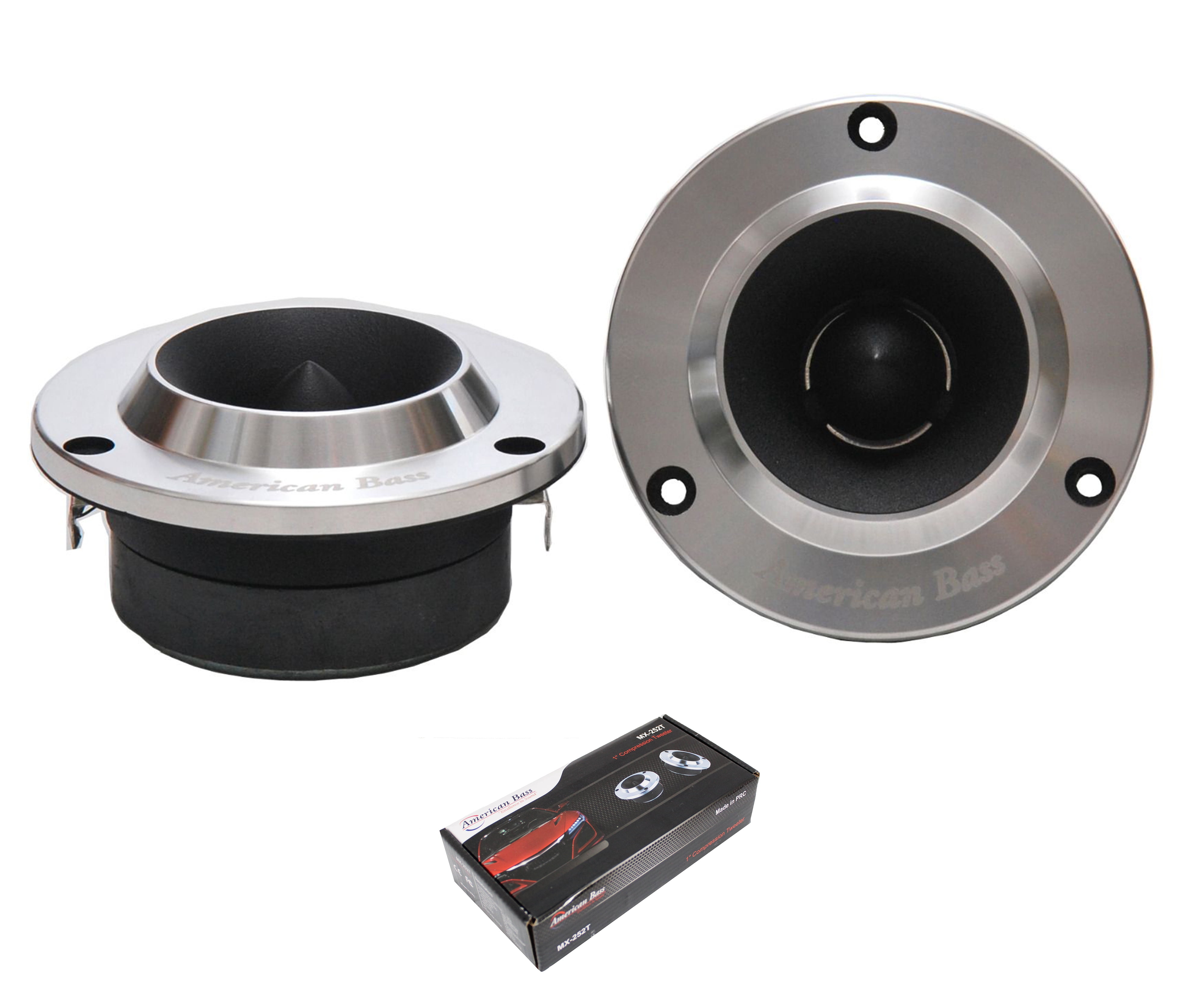 bass and the tweeters