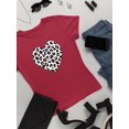 thumbnail image 3 of Colorful Heart Cheetah Print T-Shirt Women -Image by Shutterstock, Female x-Large, 3 of 4