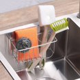 thumbnail image 2 of Coofit Kitchen Sponge Holder Waterproof Sink Organizer Sponge Rack with Wall Sticker, 2 of 10
