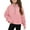Pink, variant on Xiaowennn Toddler Sweatshirts Casual Oversized Long Sleeve Pullover Girls Quarter Zip Pullover with Pocket Fashion Winter Clothes For Toddler Girls Fashion