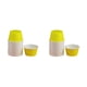 thumbnail image 2 of Tazas de helado Billuyoard 50 Uds 200ml tazones de postre para llevar Amarillo, 2 of 6