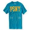 Aeropostale Boys PSNY Stacked Graphic T-Shirt, Blue, 4