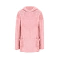 thumbnail image 7 of Meichang Womens Sherpa Fleece Hoodies Winter Soft Warm Fuzzy Pajama Pullovers Long Sleeve Loose Fit Casual Fluffy Hooded Sweatshirt with Pockets Loungewear, 7 of 7